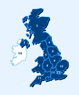 Map of the UK